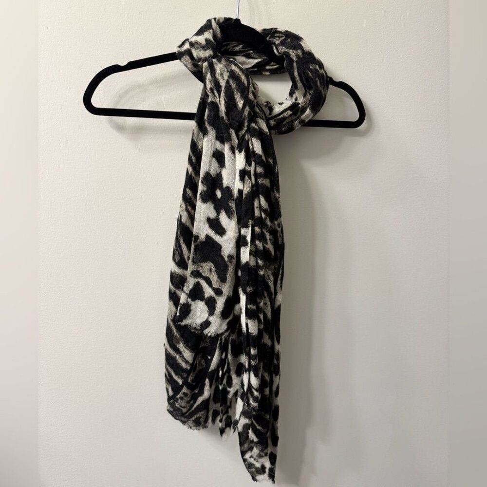 Animal print scarf